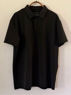 Men’s Stone Falcon Polo Shirt Size XL Hidden Snap Closures Excellent Condition!